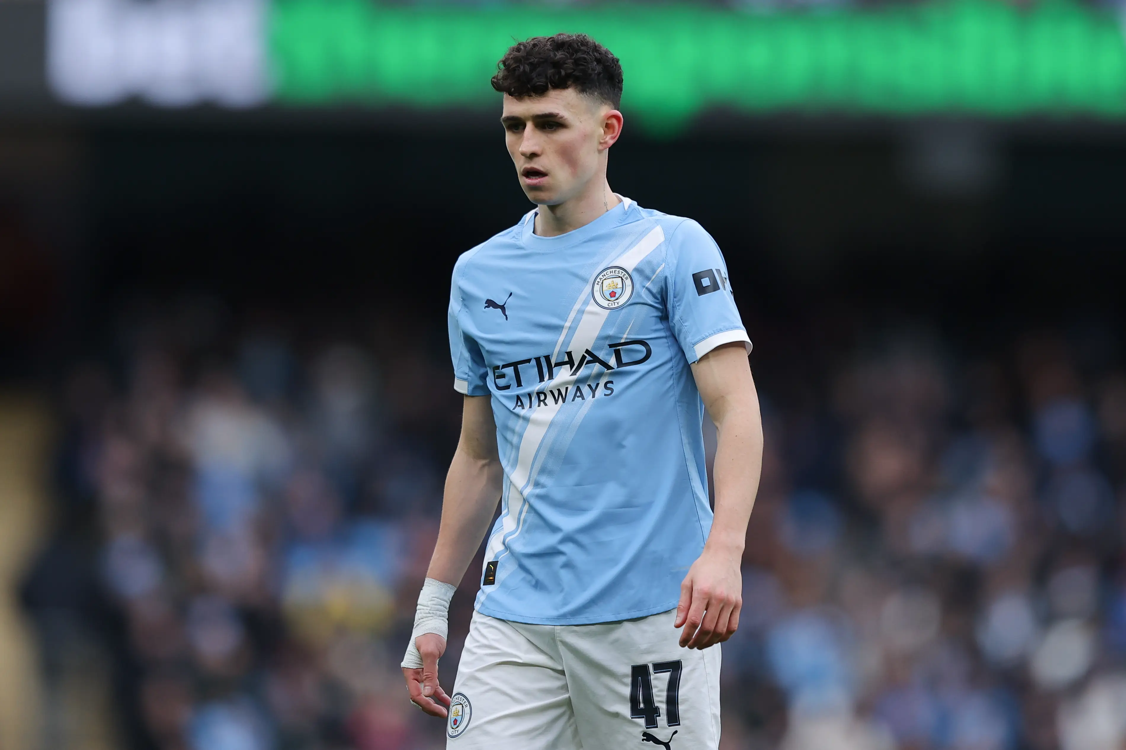 Foden has struggled in recent times for City this season. Image: Getty