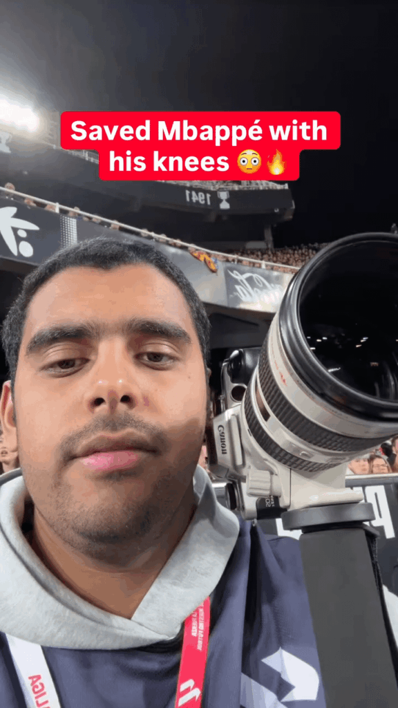 Protect this man’s knees at all costs