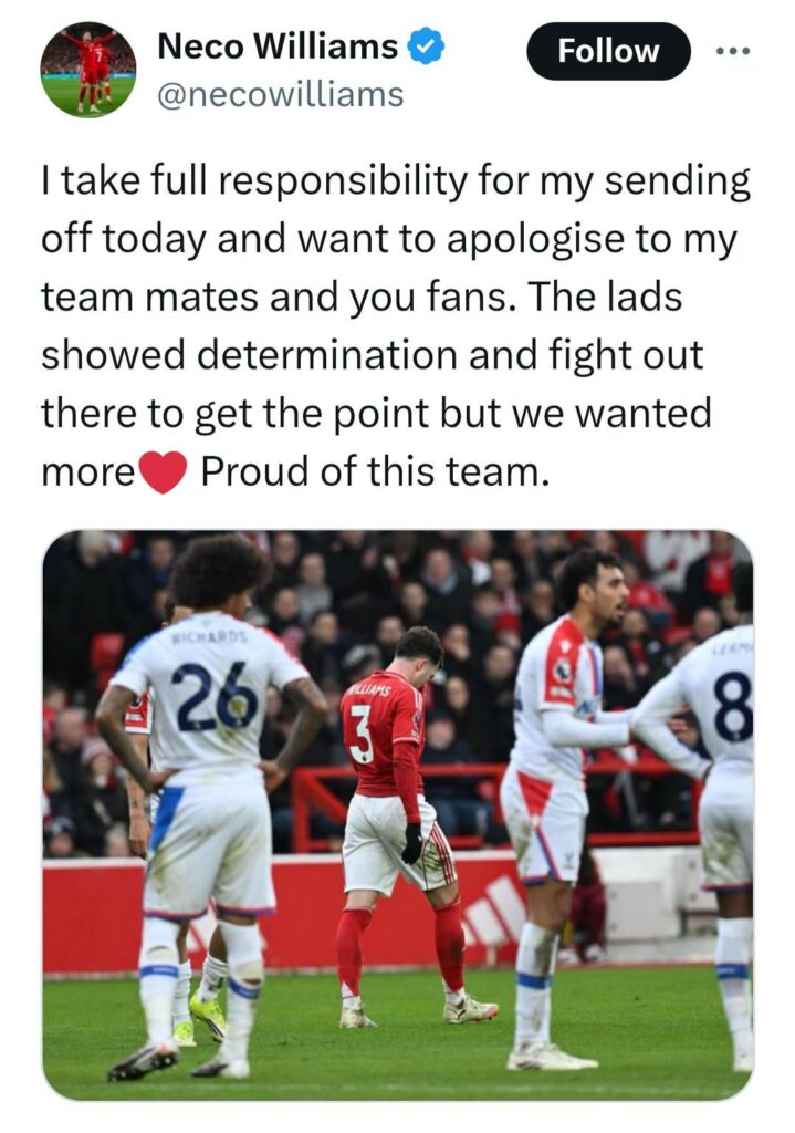 We forgive you Neco