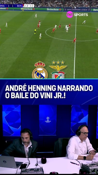 Brazillian Narration of Vini's game winning Goal against Benfica
