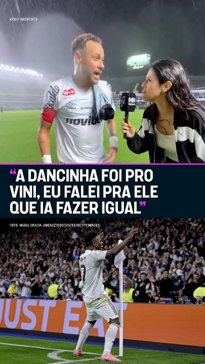 "The Dance was for Vini,i told him i would do the same" says Neymar Jr. After scoring and celebrating with Vini dance in support to him