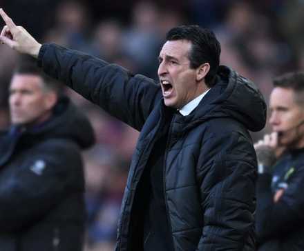 Aston Villa manager Unai Emery 