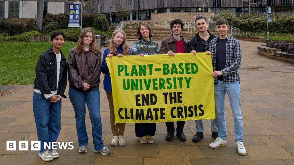 University of Southampton students vote for plant-based menus