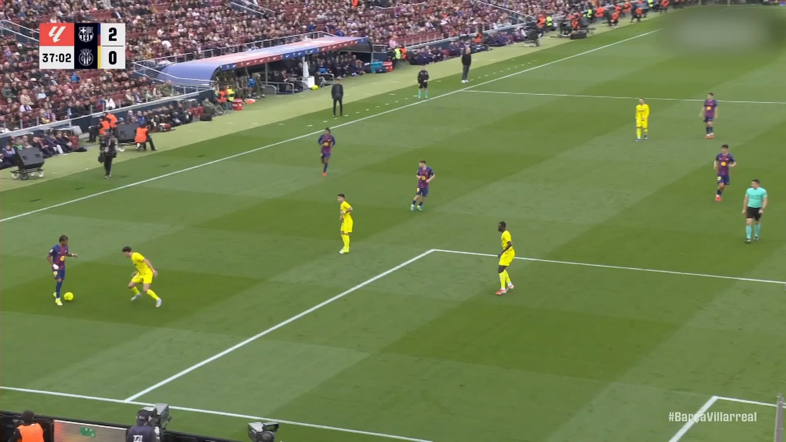 Lamine Yamal's Second Goal vs Villareal - Alternate Angles (That touch to bounce the ball was just out of the world)