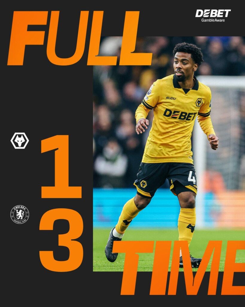 Post Match Thread Wolves 1-3 Chelsea