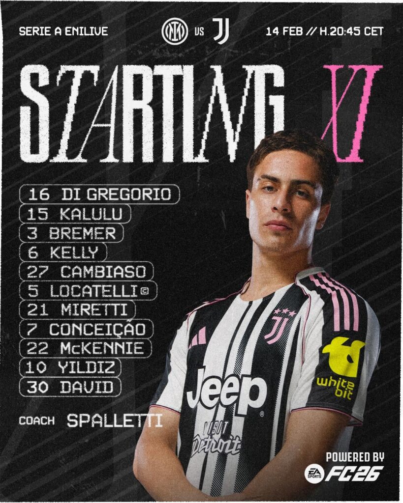 Starting XI contro le merde