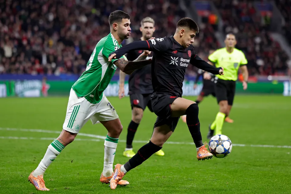 Echeverri struggled to break into Leverkusen's starting XI