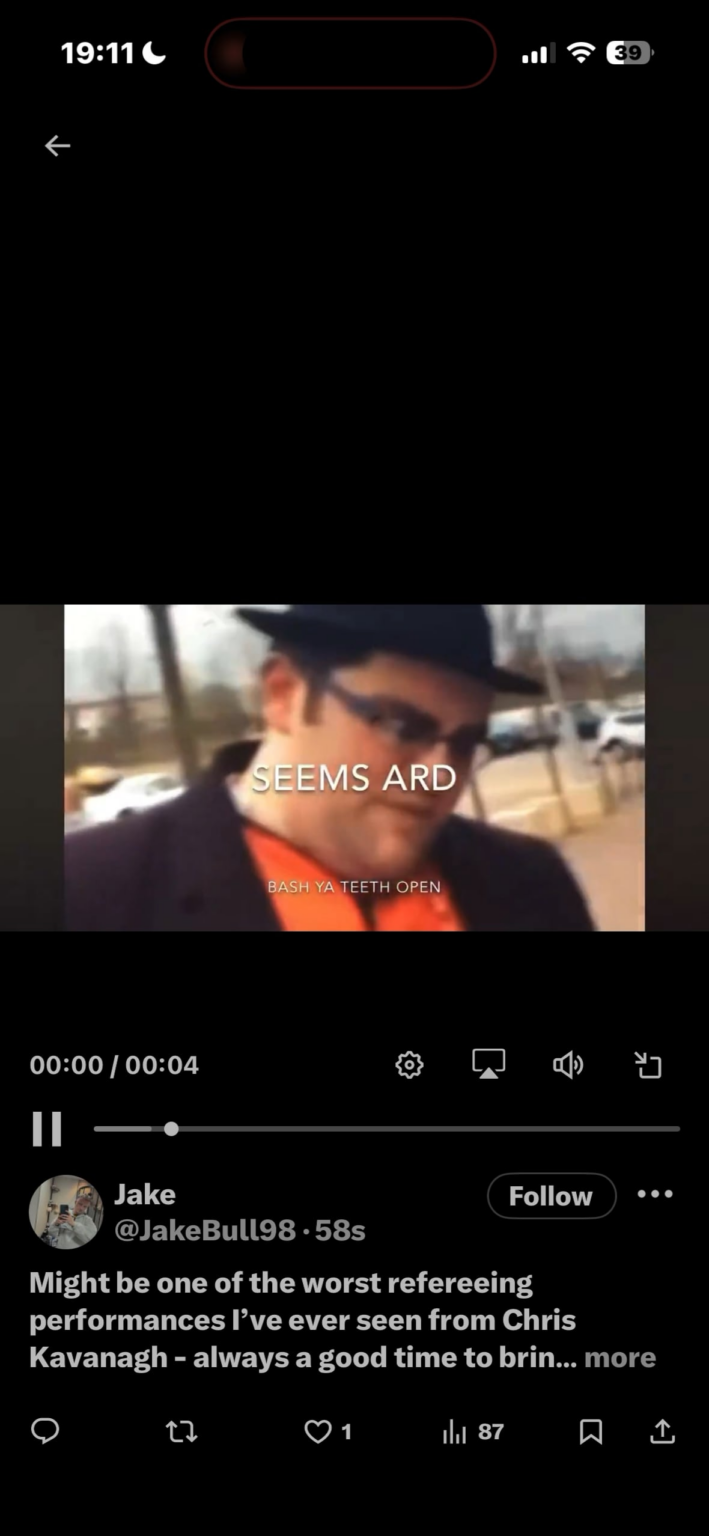 Chris Kavanagh needs to get a 9-5 after tonight