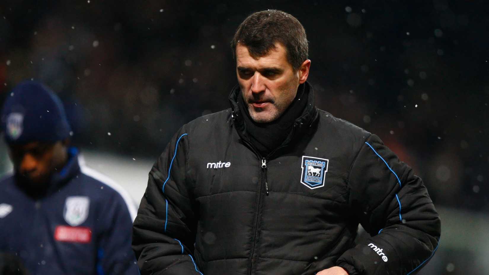 Roy Keane whilst managing Ipswich Town