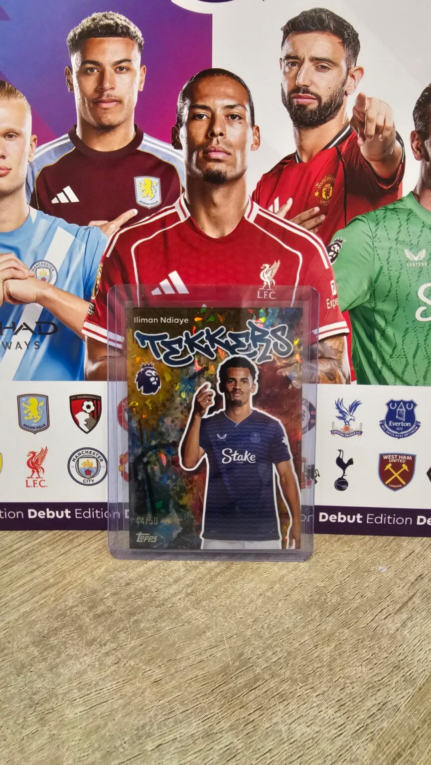 Topps Premier League 2025/2026 Iliman Ndiaye Tekkers Insert Everton numbered /50