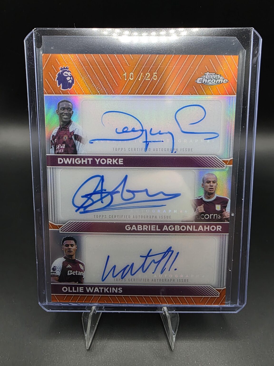 Triple AVFC Auto card
