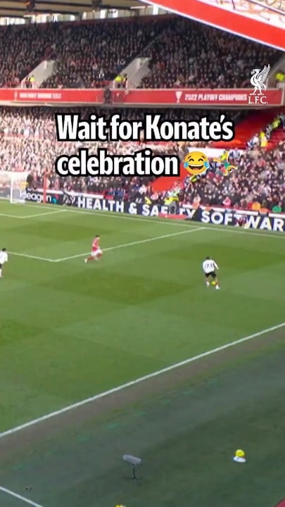 Ibou's celebration is just the best