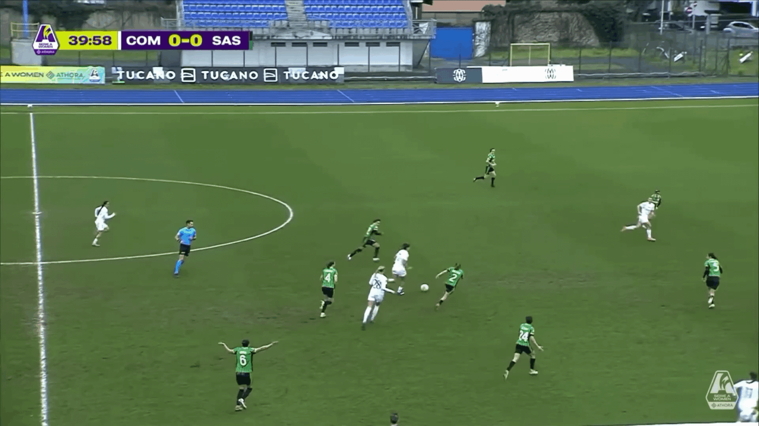 Como [1]–0 Sassuolo (2–0) — Alex Chidiac, 41'