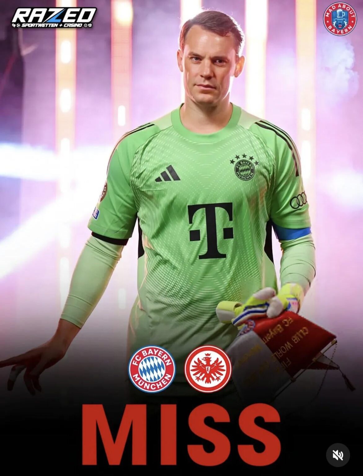 Goatkeeper injured 💔