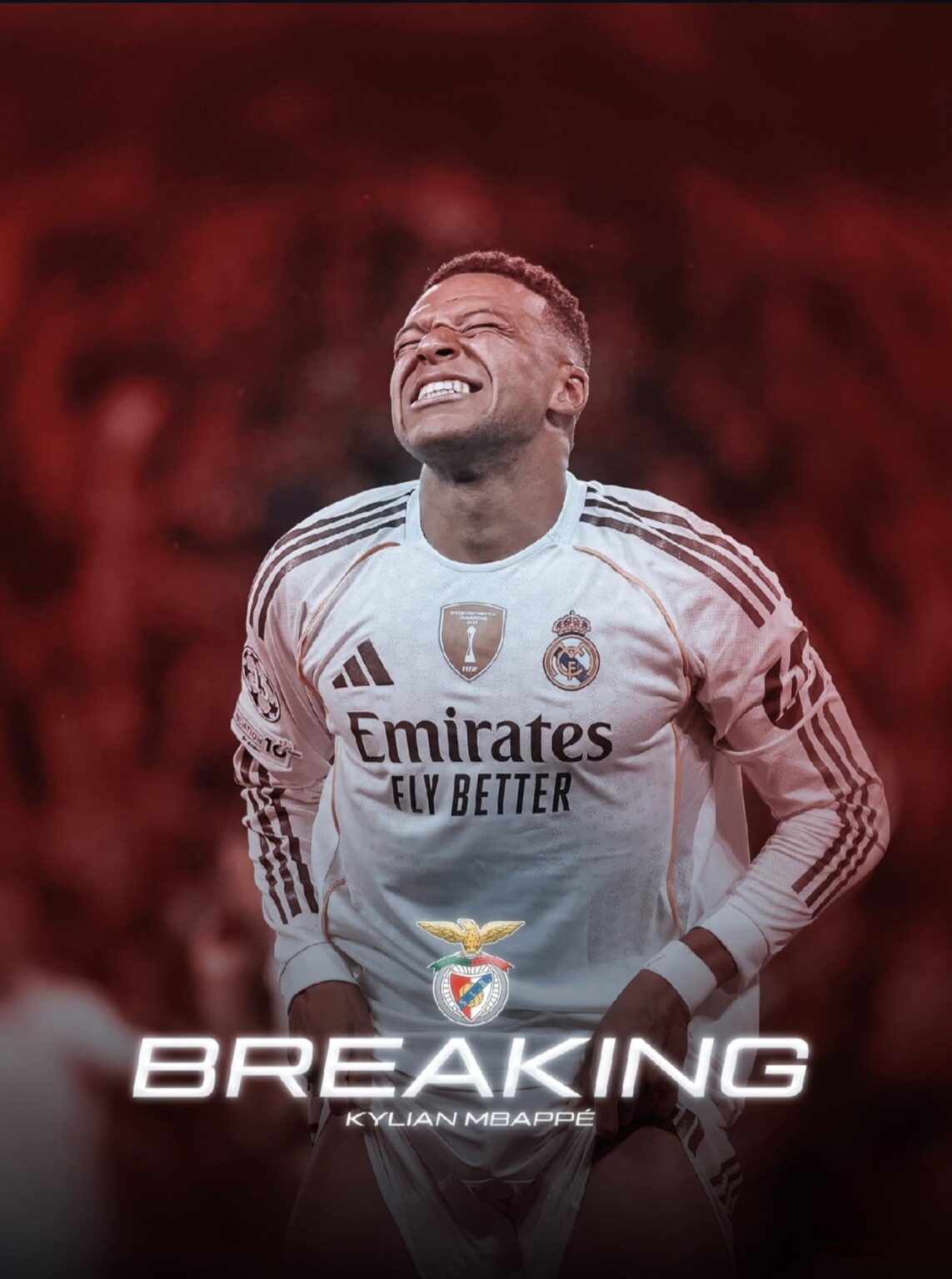 🚨BREAKING: Kylian Mbappé is out vs Benfica .