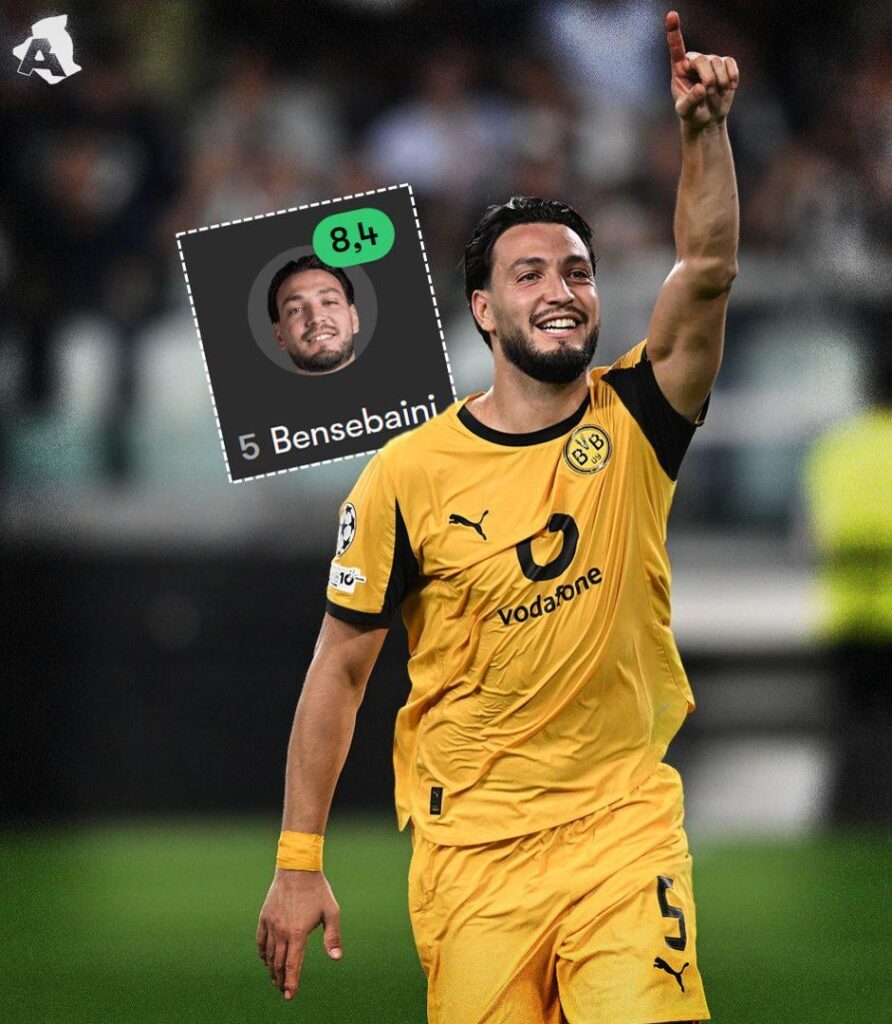 Ramy Bensebaini delivered a true BOSS PERFORMANCE in the Champions League with Borussia Dortmund - one of the best defenders in the world. 🇩🇿