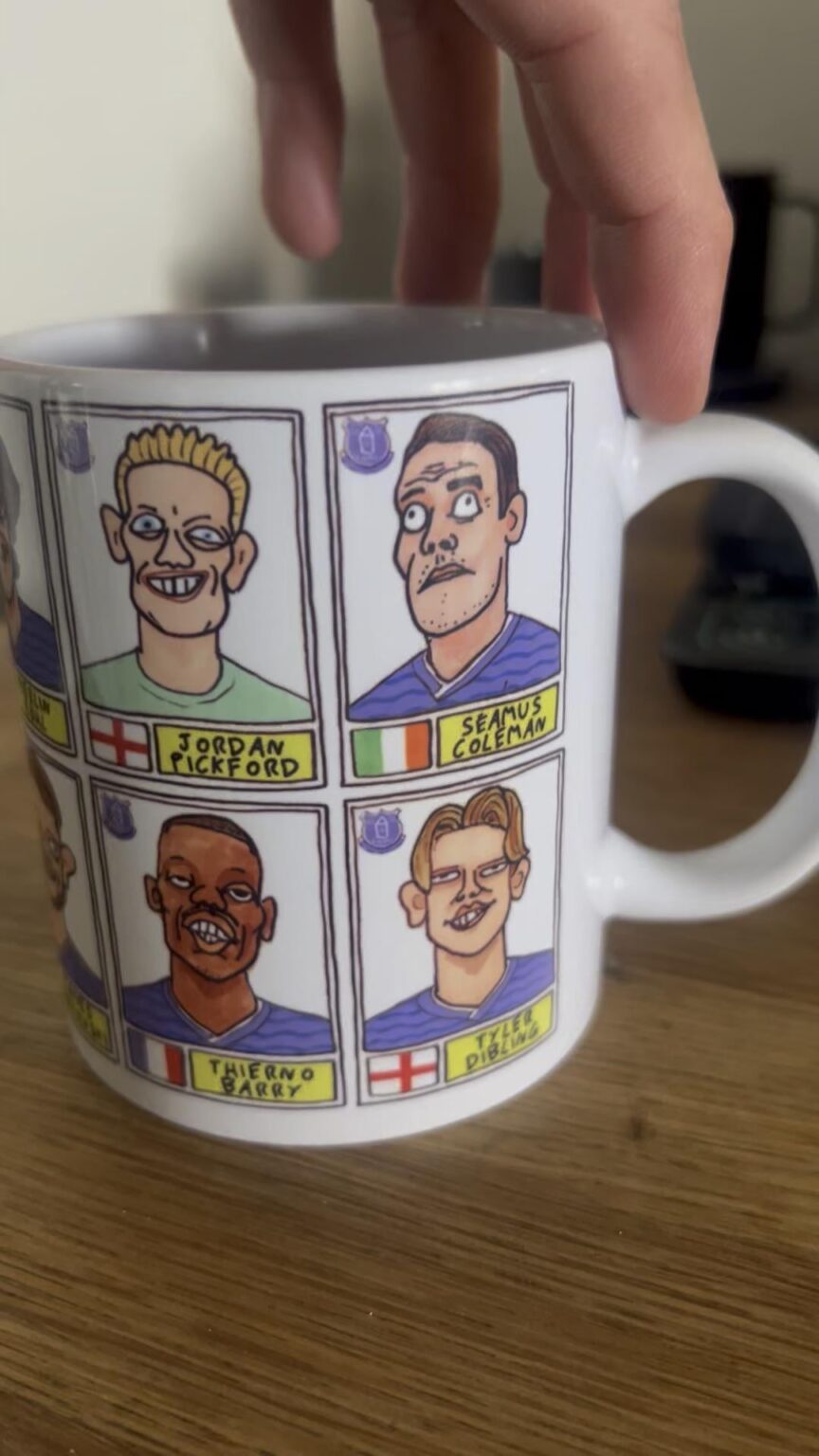 Mug for today’s match