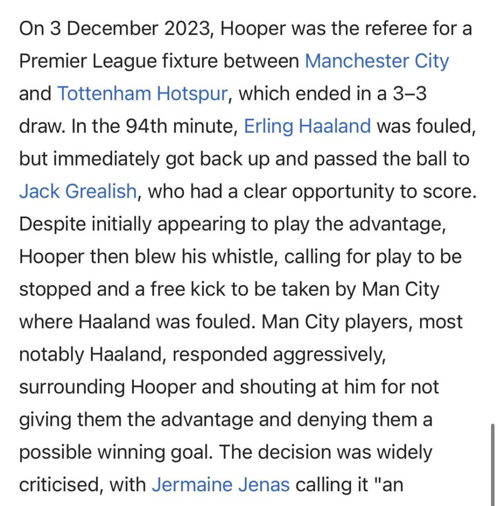 Same Ref tonight that was behind both of these decisions