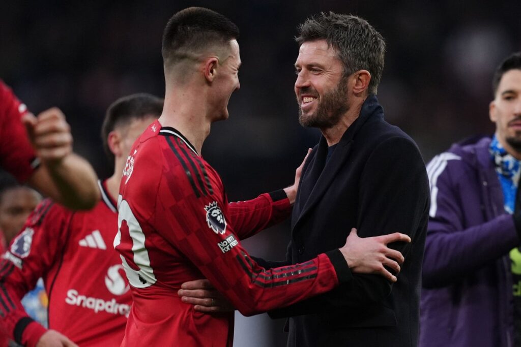 Michael Carrick admits winning late at Old Trafford is ‘the best feeling’