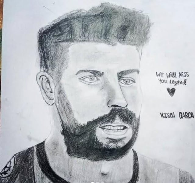 Happy birthday Gerrard Piqué. Art by me.