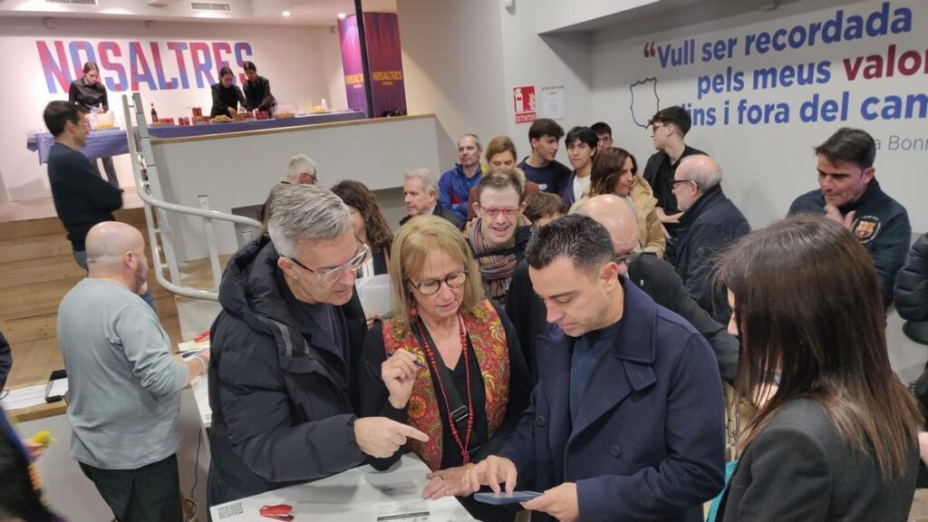 Xavi has casted his vote for Victor Font to become the next President of the club.