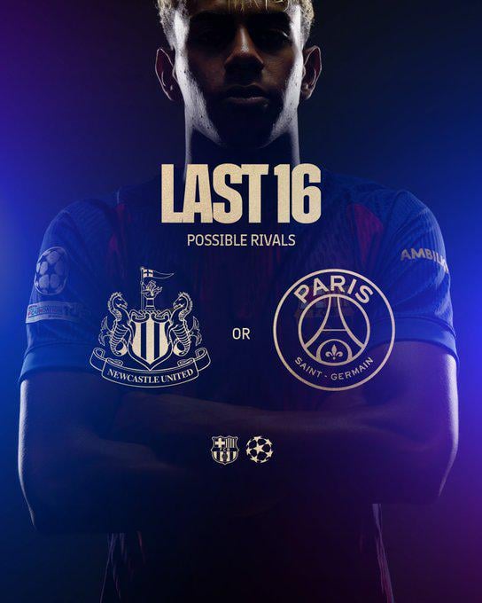 Barcelona's 25/26 Round of 16 Possible opponents