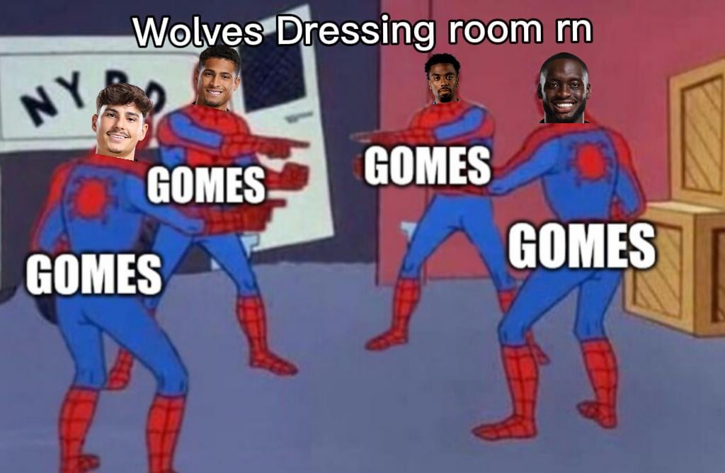 Wolves dressing room rn