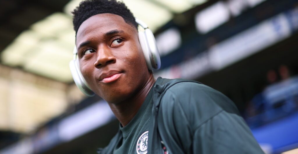 Dário Essugo spotted in training as Chelsea start preparations for Arsenal