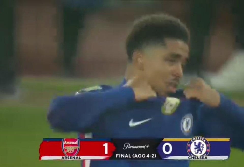 Wesley Fofana in tears at full time as Chelsea exit the Caraboa Cup.