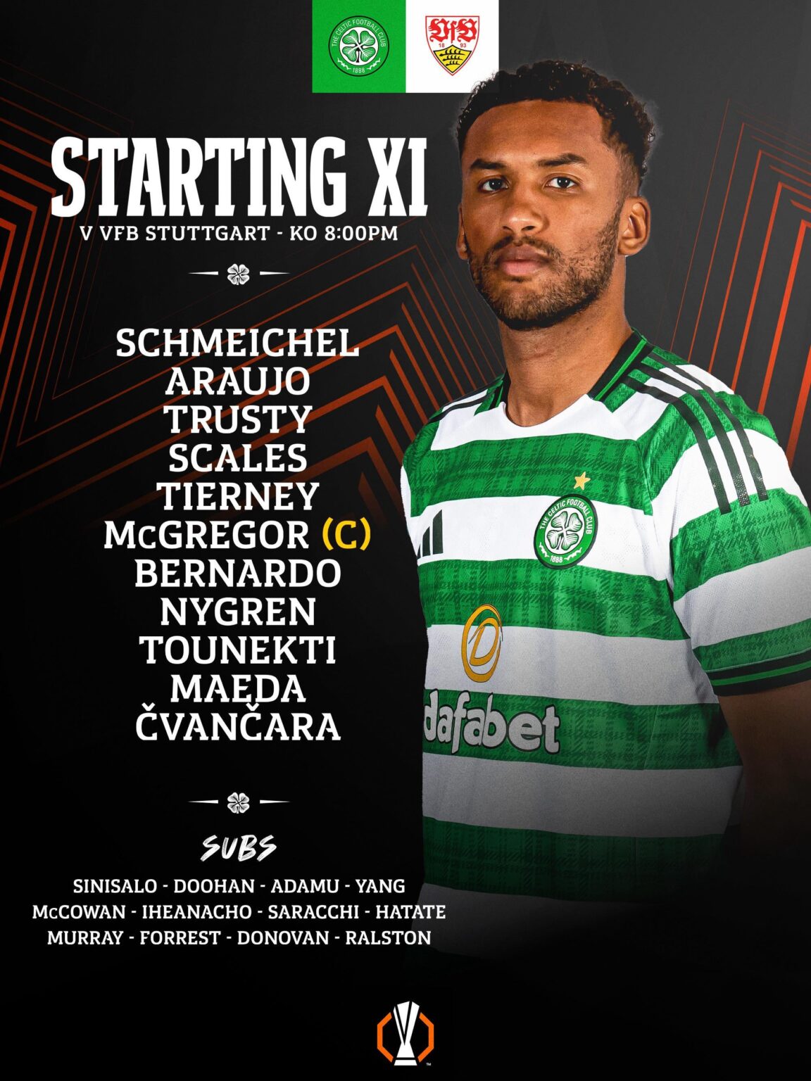 Team to play Stuttgart