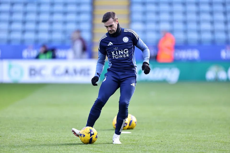 Harry Winks was back in first-team action for Leicester on Saturday