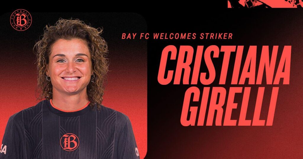 Cristiana Girelli leaves us on loan to Bay FC