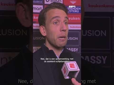 ESPN: Scheidsrechter Clay Ruperti was ervan overtuigd dat de bal niet over de achterlijn was