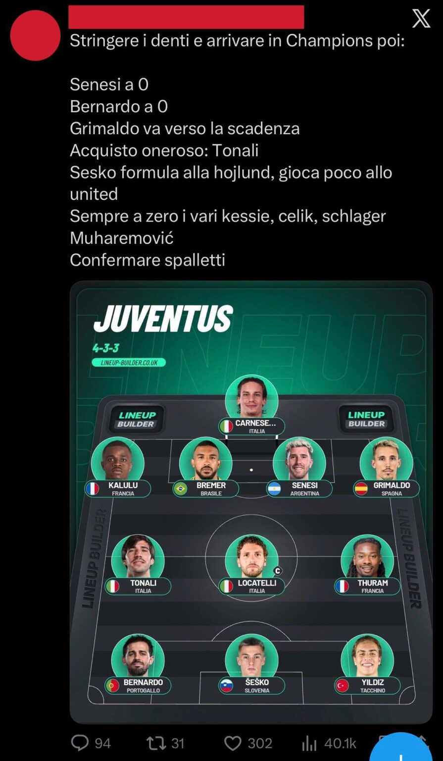 We lose 5-2 and the delusion has already begun (I would love to see a team like this too 😭)