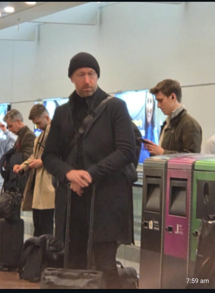 My wife (who has a fear of flying) just spotted this in the queue to board her plane...