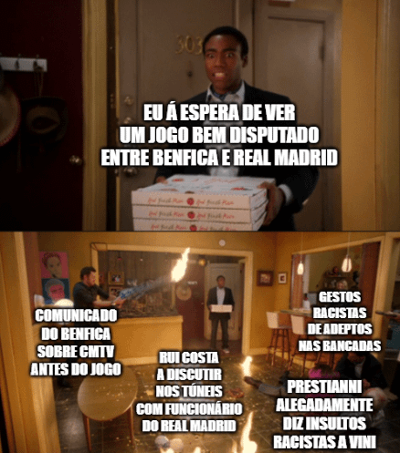 Eu só queria ver um jogo de futebol