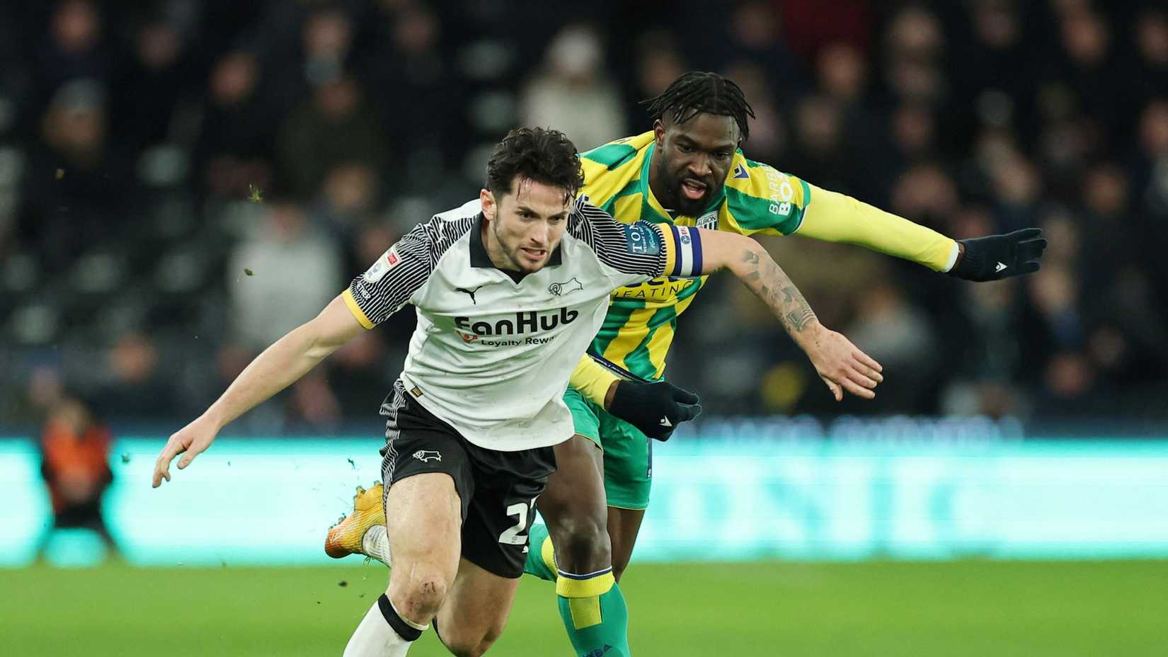 Lewis Travis - Derby County vs West Bromwich Albion