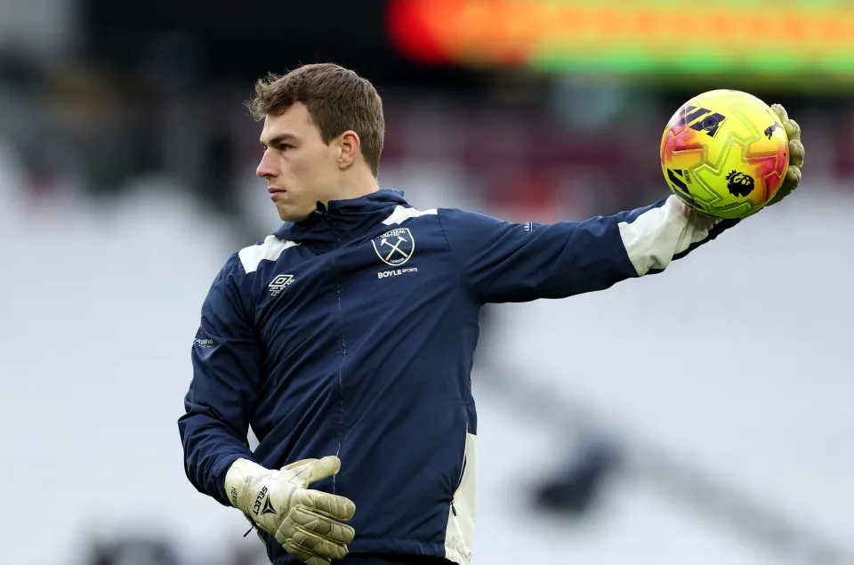 Mads Hermansen for West Ham.