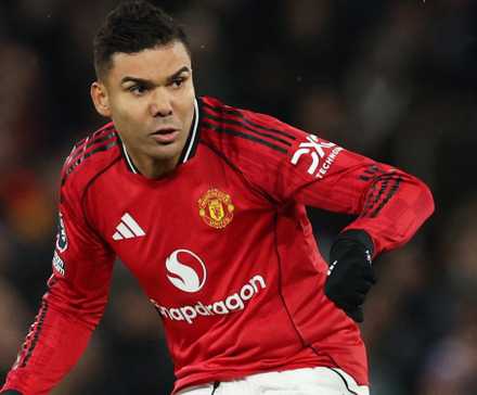 Manchester United's Casemiro in action