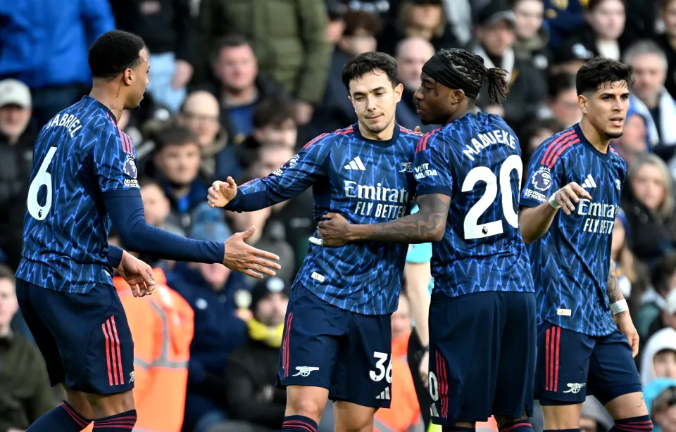 The Gunners were not troubled as they romped to a big win over Leeds