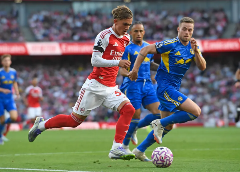 Max Dowman in action against Leeds