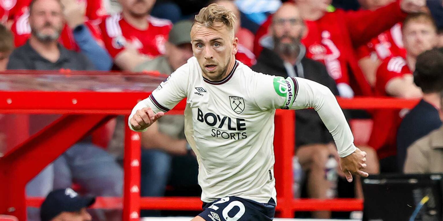 Man Utd Eyeing Move for West Ham Star Jarrod Bowen Jarrod Bowen in action for West Ham United