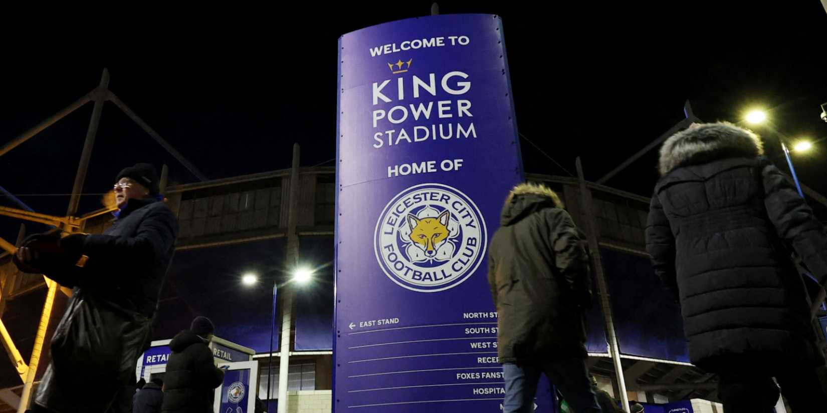 General view outside King Power Stadium, Leicester before the match