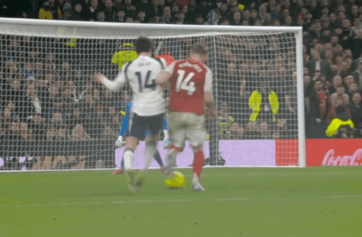 Gyokeres escorting a mascot for his 2nd goal