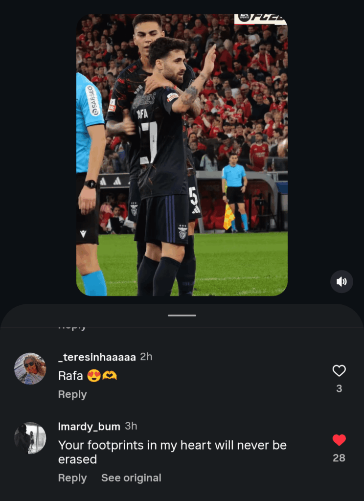 Comentário turco no golo do rafa