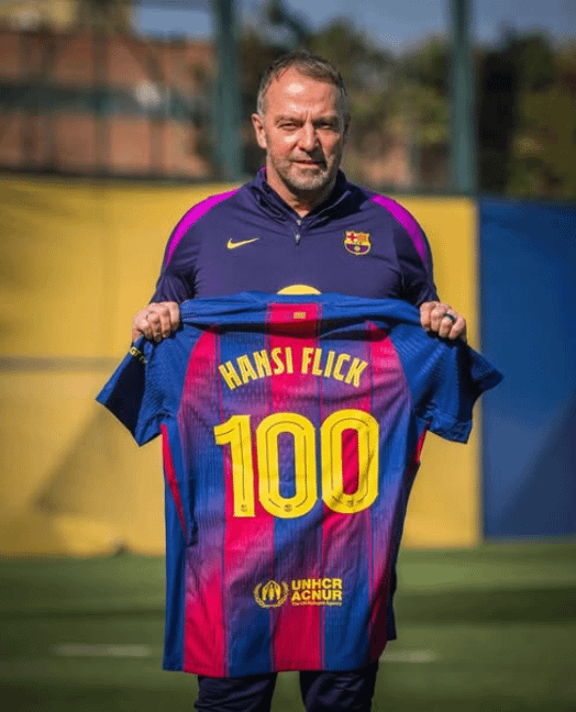 Today will be Flick's 100th match as Barca coach: 99 Matches - 74 Wins - 9 Draws - 16 Losses. 277 Goals Scored - 118 Goals Conceded. 2024-25 La Liga, 2024-25 Copa del Rey, 2024-25 Spanish Super Cup, 2025-26 Spanish Super Cup, UCL Semi-Finals for the first time in 6yrs.