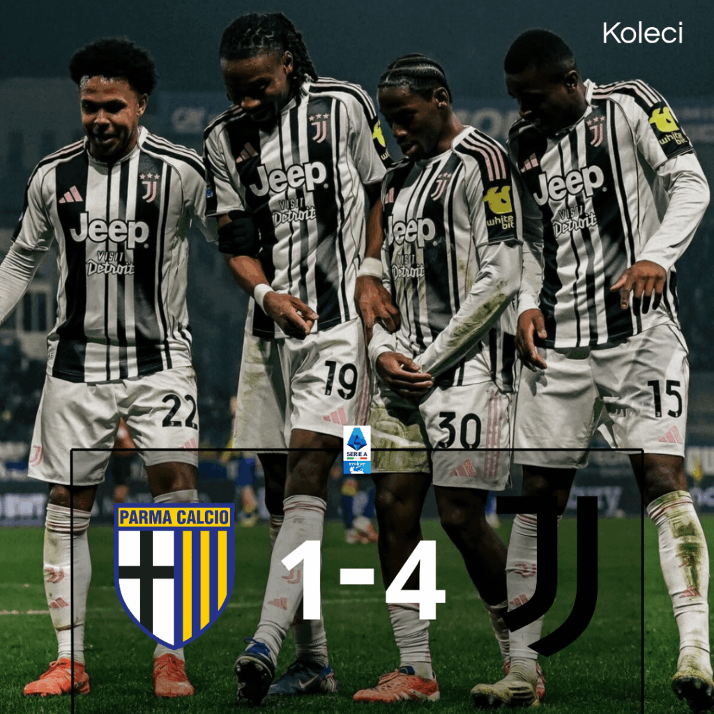 🔥Juventus demolish Parma with a great performance.