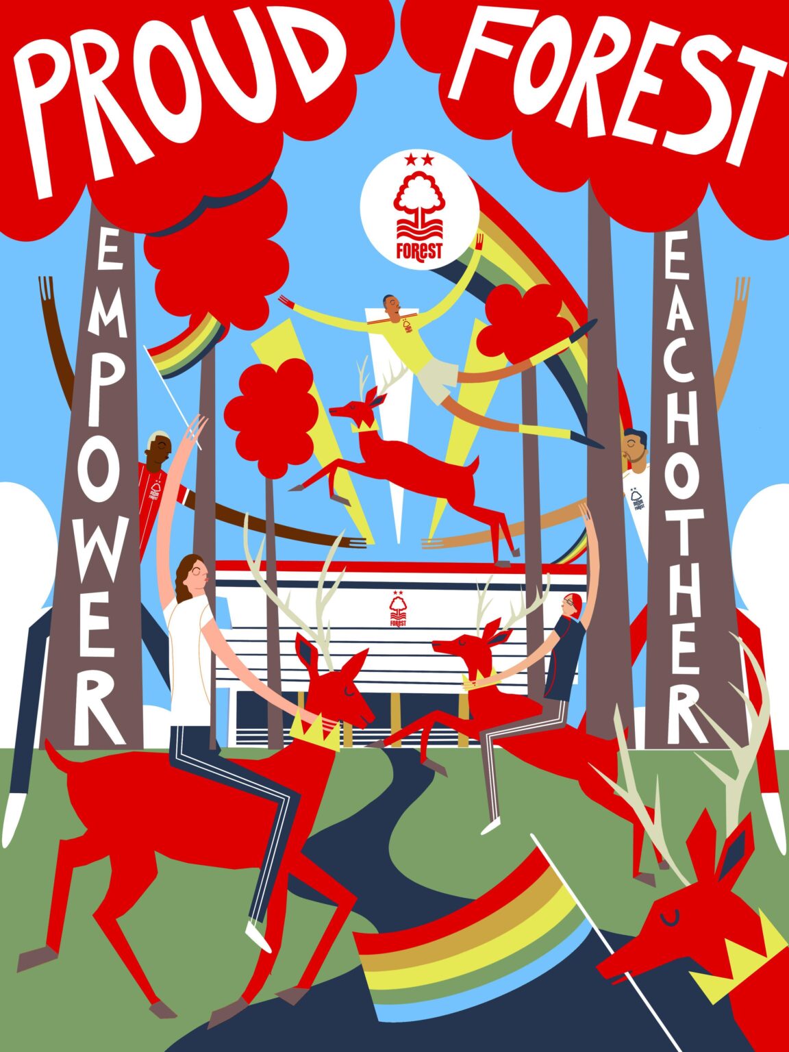 This evening's match against Wolves will be Forest's dedicated Premier League With Pride fixture! Help us celebrate the new initiative (as well as the three points, with any luck).