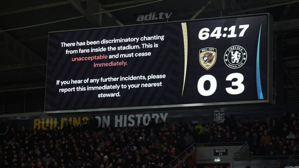 Hull confirm arrests for discriminatory chanting vs. Chelsea
