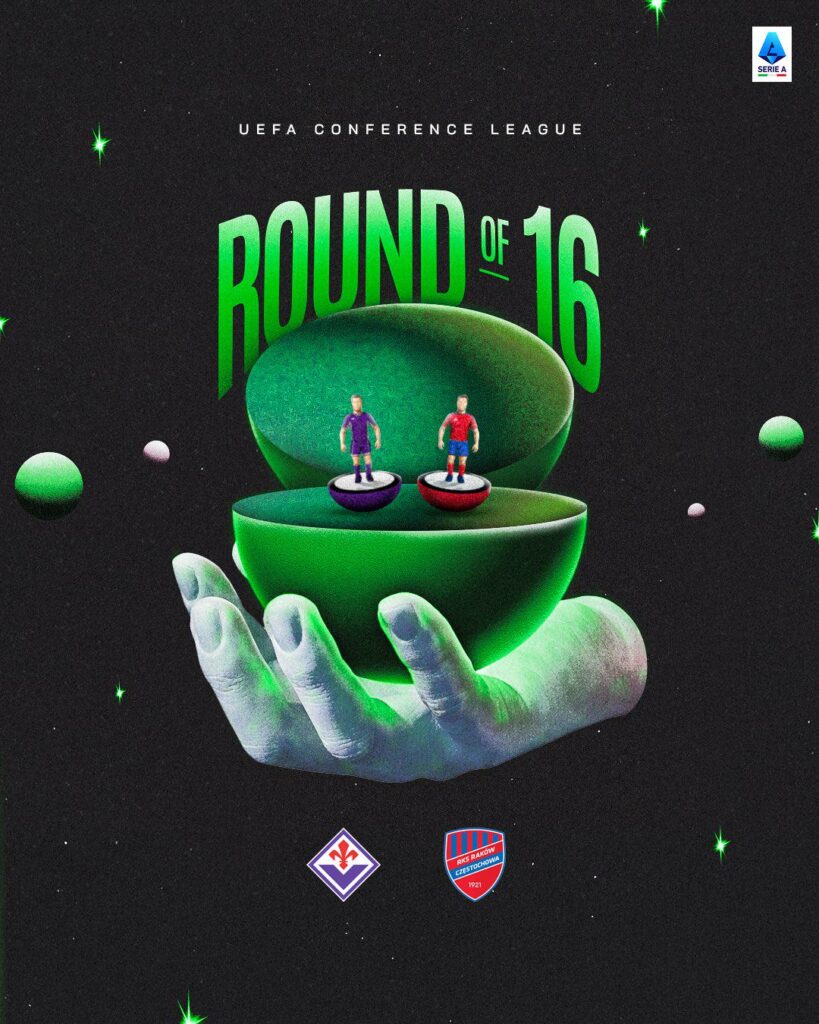 La Fiorentina viene sorteggiata col Rakow agli ottavi di UECL ⚽🤏